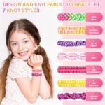 Dpai Friendship Bracelet Making Kit for Girls,DIY Arts and Crafts Toys,Jewelry String Maker Kit,The Best Birthday Gifts Ideas for Girls 6 7 8 9 10 11 12+ Years Old（Pink） : Toys & Games - Image 2