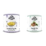 Augason Farms Scrambled Egg Mix (2 lbs.) and Vegetable Stew Blend (2 lbs.) : Grocery & Gourmet Food