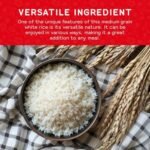 SEKKA Extra Fancy Medium Grain white Rice - Japanese Premium quality uncooked Rice | Milled Rice, Sweet and Chewy | Low Fat, Perfect for Authentic Asian Cuisine, 15 lb -(Pack of 1) : Other Products : Grocery & Gourmet Food - Image 4